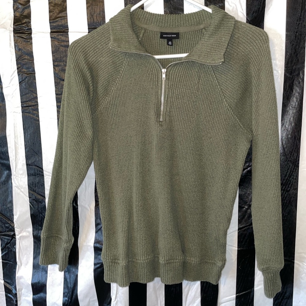 Who What Wear Green Sweater